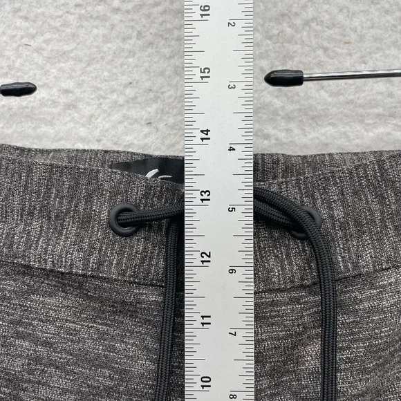 Mauvais Pants Mens 40x30 Heather Gray Drawstring Trousers Resort Woven Tapered - Picture 7 of 10